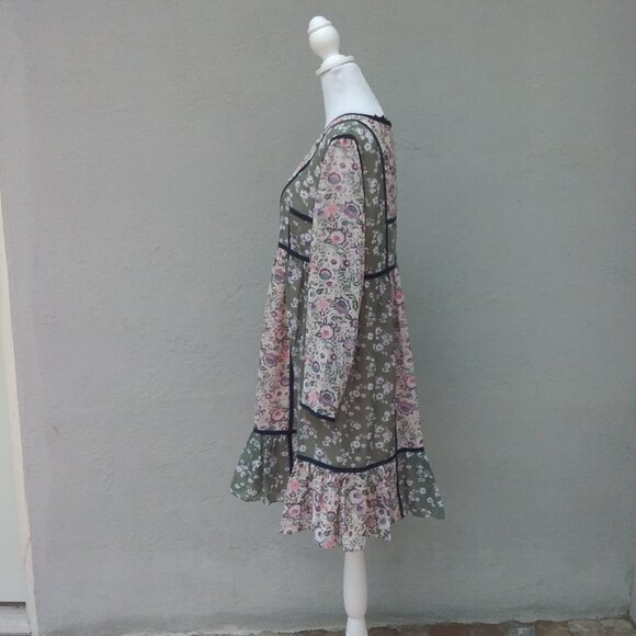 Juicy Couture Women's Dress Floral Bohemian Print Med NWOT Med - Picture 5 of 7